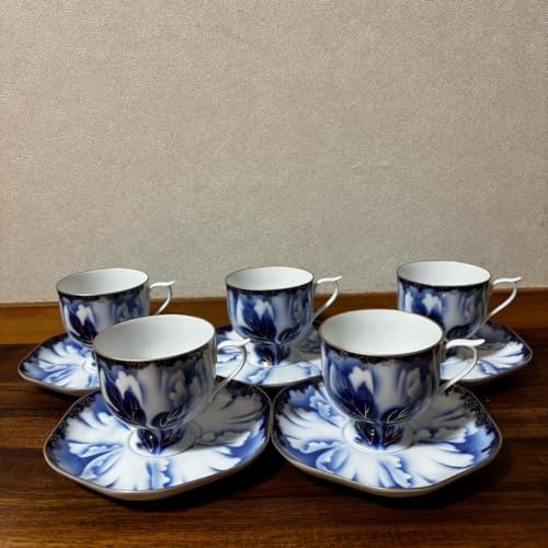 深川製磁　高級ライン　色絵花鳥図　カップ＆ソーサー　ラスト1客 Amazon.co.jp: 有田焼 深川製磁 色絵花鳥紋 品 ペアカップ